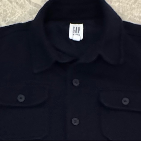 Kid’s Gap Navy Shirt Jacket (L - 10) - Picture 6 of 12